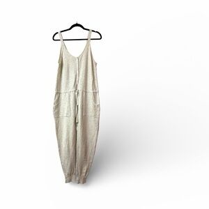 Aerie Women's Cream Overalls